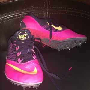 Nike Rivals track shoes with spikes